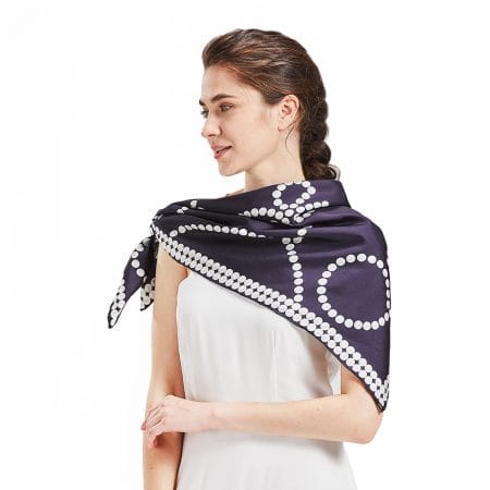 USA🇺🇸 FBA Free Shipping - Pure Silk Large Scarf 35