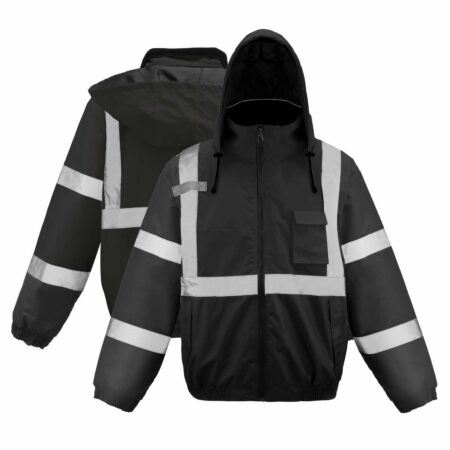USA🇺🇸 FBA Free Shipping caparazon Class4 High Visibility Weatherproof Bomber Jacket, 396pcs in stock, MOQ 30, $6.50 each