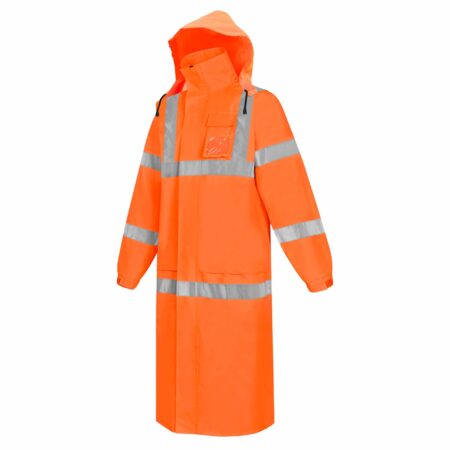 USA🇺🇸 FBA Free Shipping caparazon High Visibility Long Raincoat with Reflective Features, 31pcs in stock, All Clearance, $6.50 each