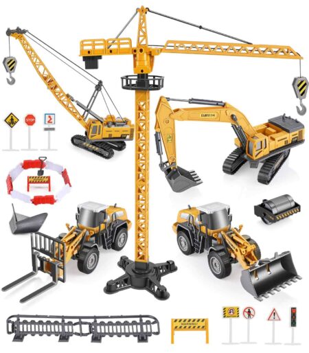 US🇺🇸 FBA Free Shipping, Construction Truck Toy Set with Metal Shovel, Stock: 360, MOQ 50, Price: $2.3