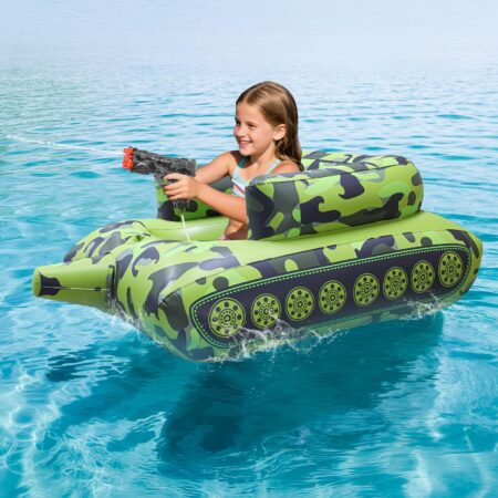 US🇺🇸 FBA Free Shipping, Inflatable Tank with Electric Water Gun, Stock: 80, All Clearance, Price: $11
