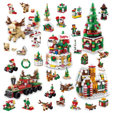 US🇺🇸FBA Free Shipping, Christmas Building Blocks Set, Stock: 44, All Clearance, Price: $8.5
