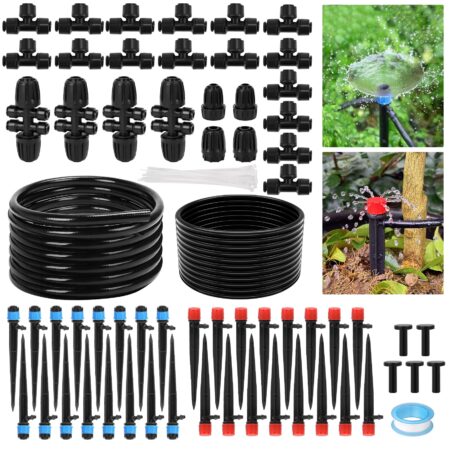 🇺🇸USA FBA Free Shipping, 200FT Drip Irrigation System, 9 Sets, All Clearance, Price: $3.5