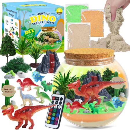 🇺🇸USA FBA Free Shipping, LIGHT-UP DINO TERRARIUM KIT, Stock: 181, MOQ: 30, Price: $5.4