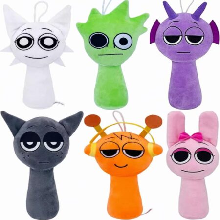 🇺🇸USA FBA Free Shipping, 6PCS Plush Doll Set, Stock: 1000+, MOQ: 30, Price: $4.4